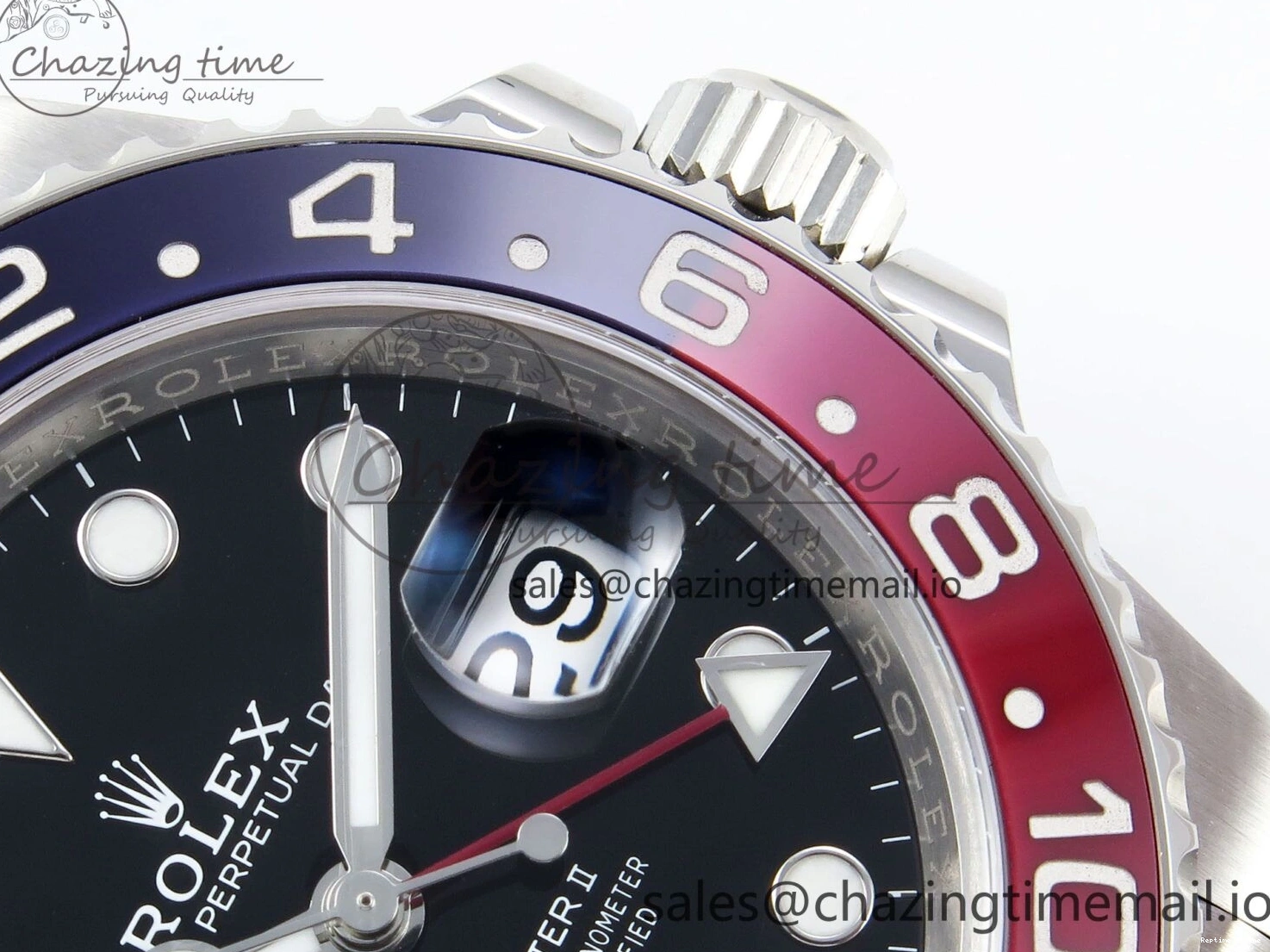 0118 SportInspired GMT-Master II 126710 BLRO Blue Red Ceramic Clean Factory Best Edition on Jubilee Bracelet DD3285 CHS V 1540